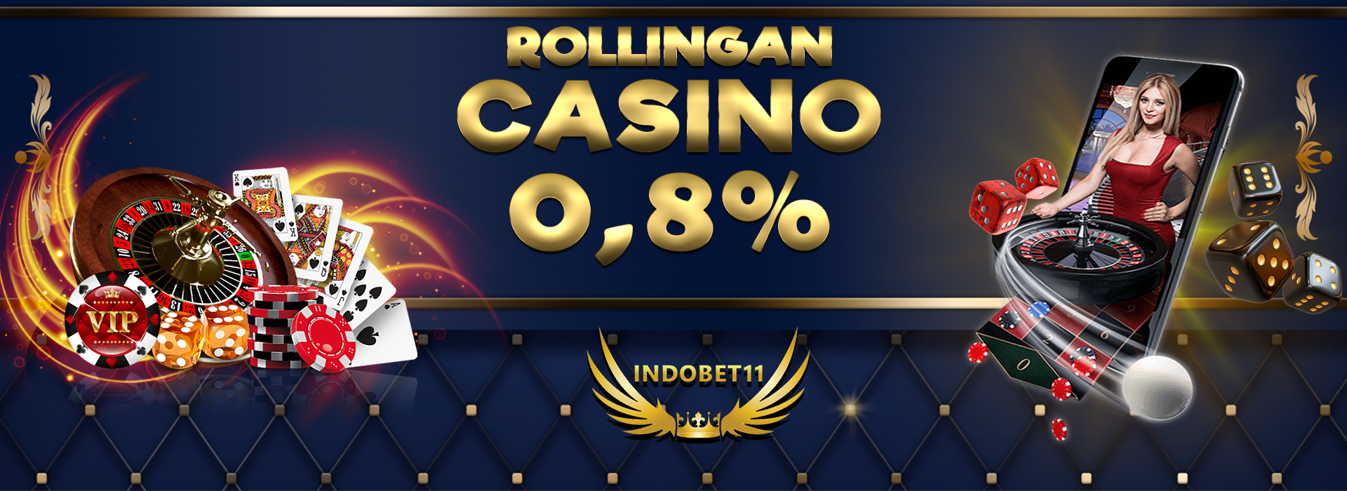 Rollingan Live Casino 0,8 %